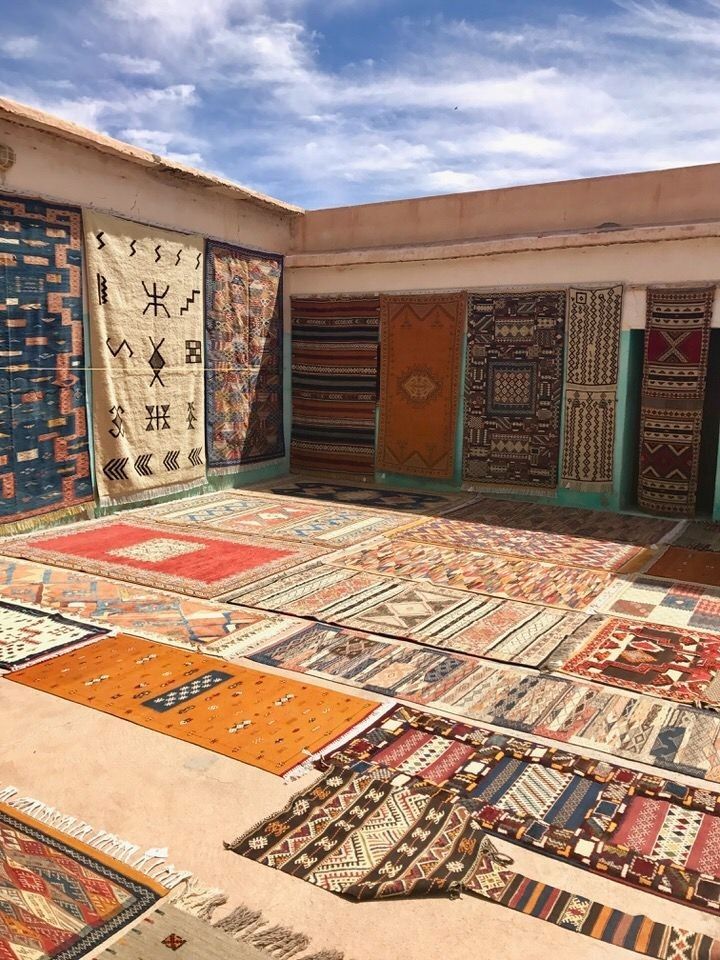 types of moroccan rugs